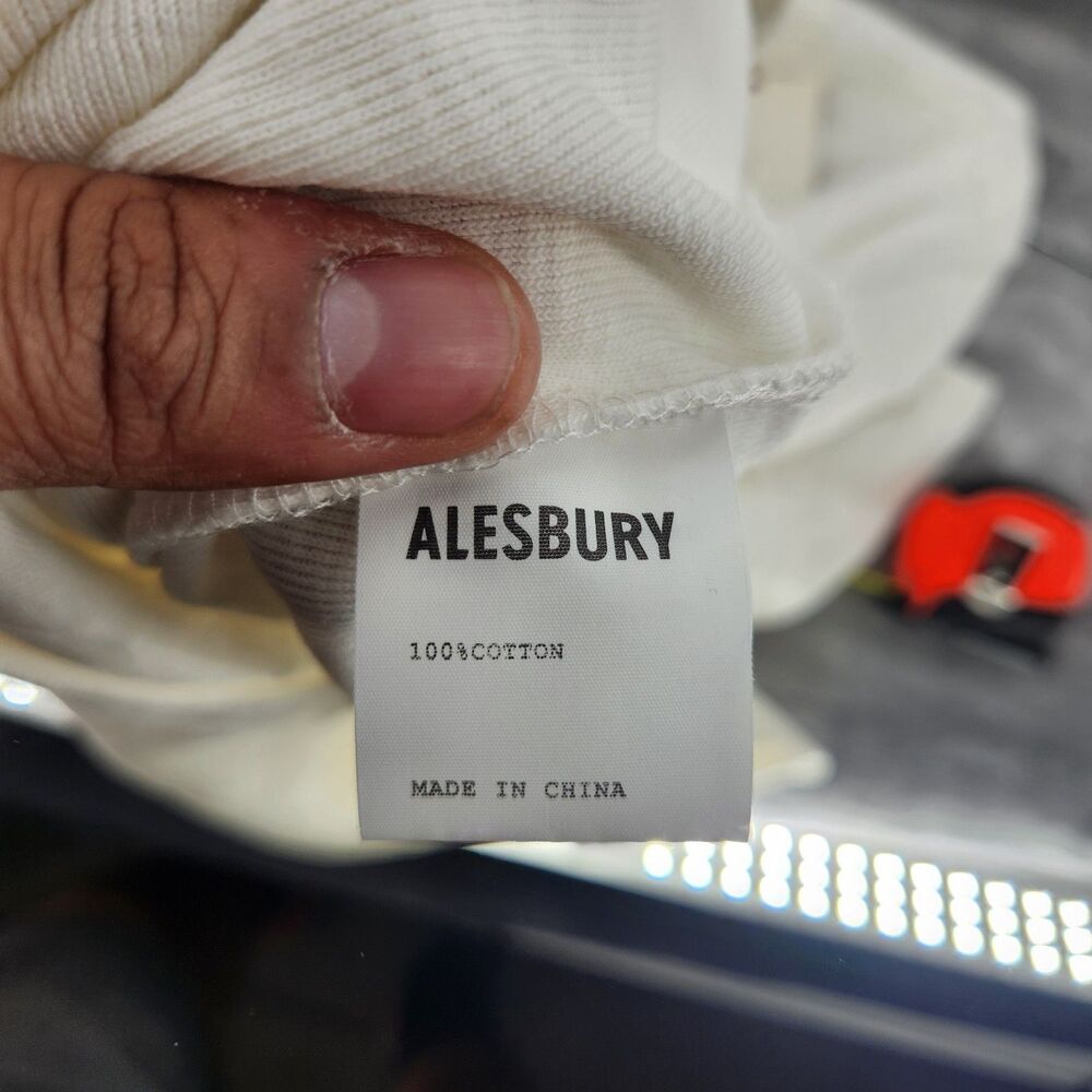 Alesbury Men's White XL Heavyweight Rib Perfect Layering Tee NWT - Picture 3 of 9
